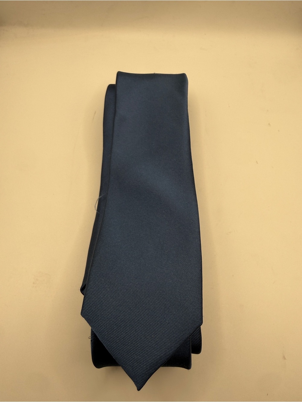 Express Navy Solid Satin Tie